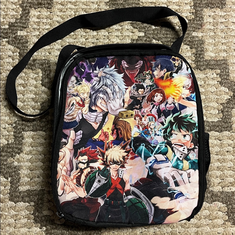 My Hero Academia Anime Insulated Lunch Bag Work School Lunchbox
